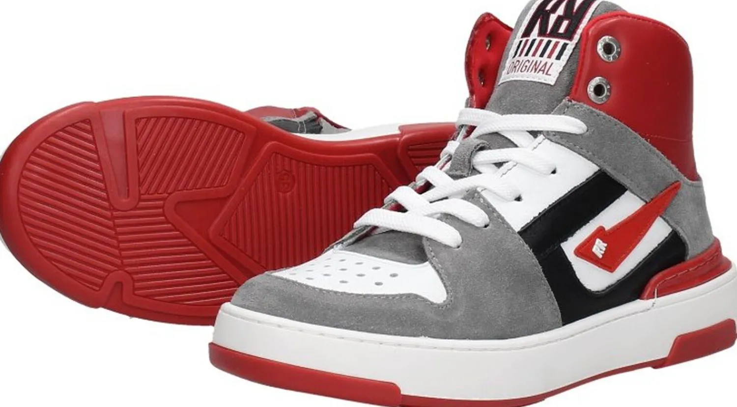 Red Rag Veterschoenen Hoog Rood Clearance