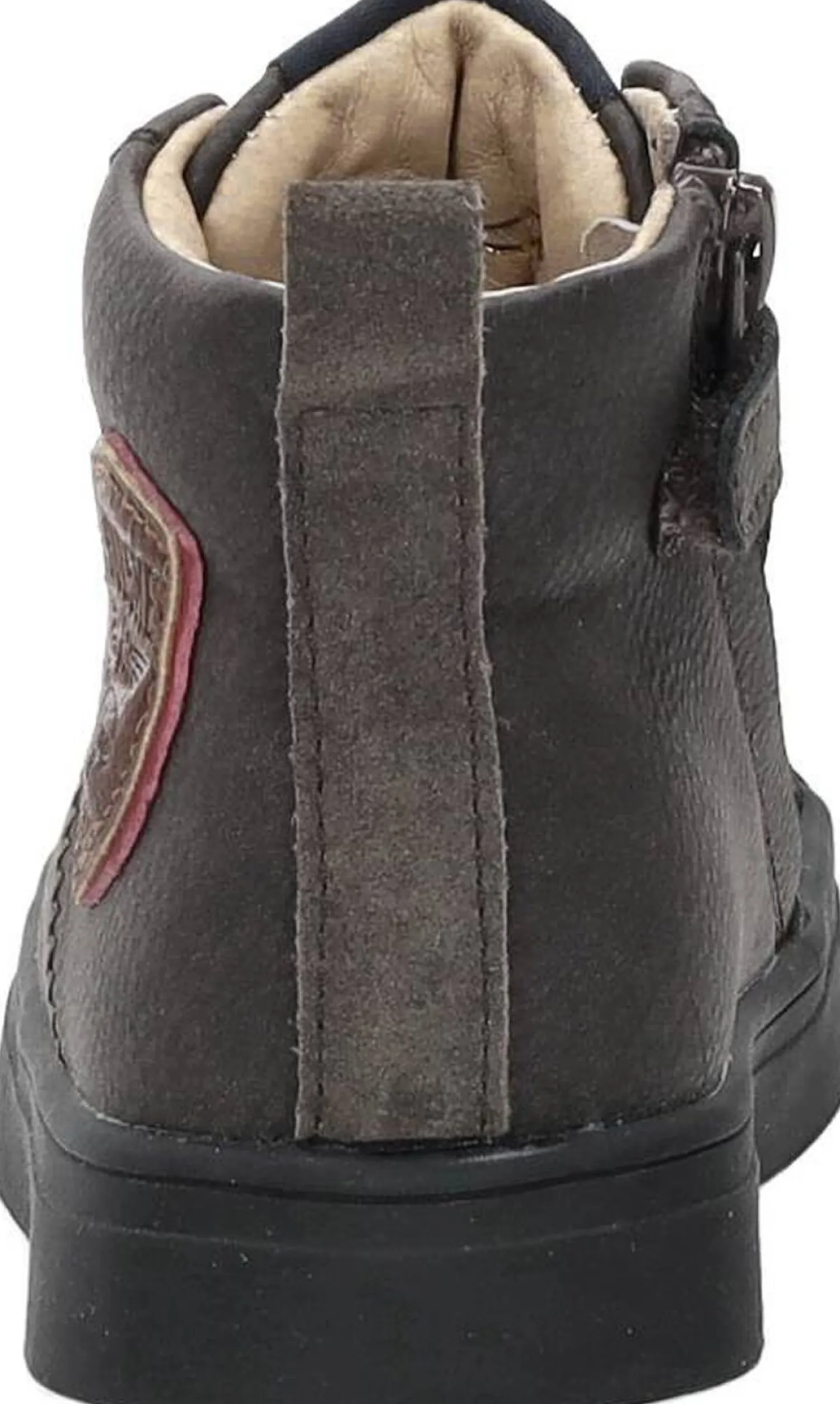 Shoesme Veterschoenen Hoog Donkerbruin Sale