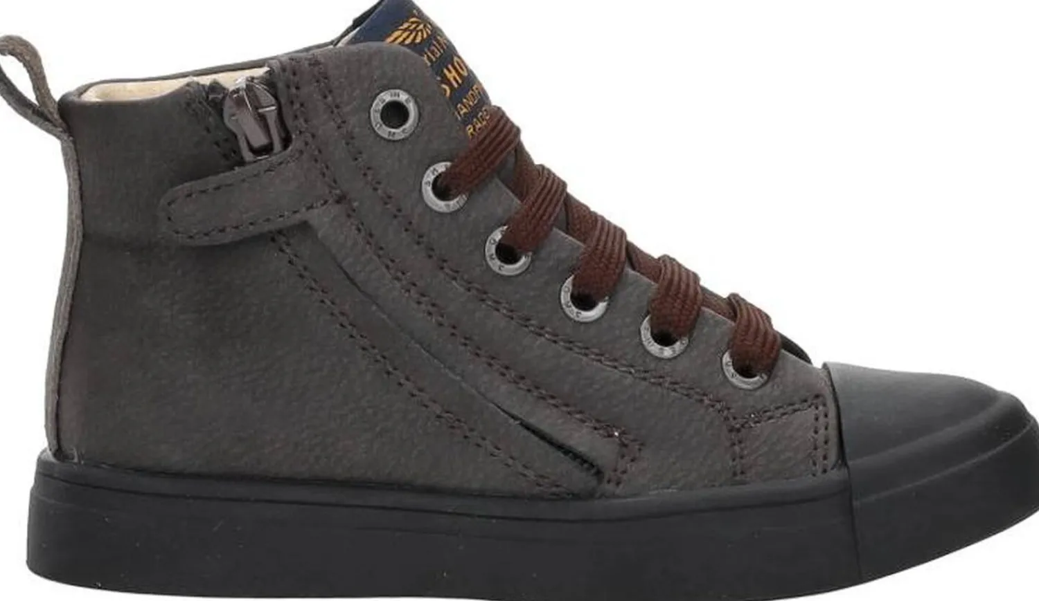 Shoesme Veterschoenen Hoog Donkerbruin Sale