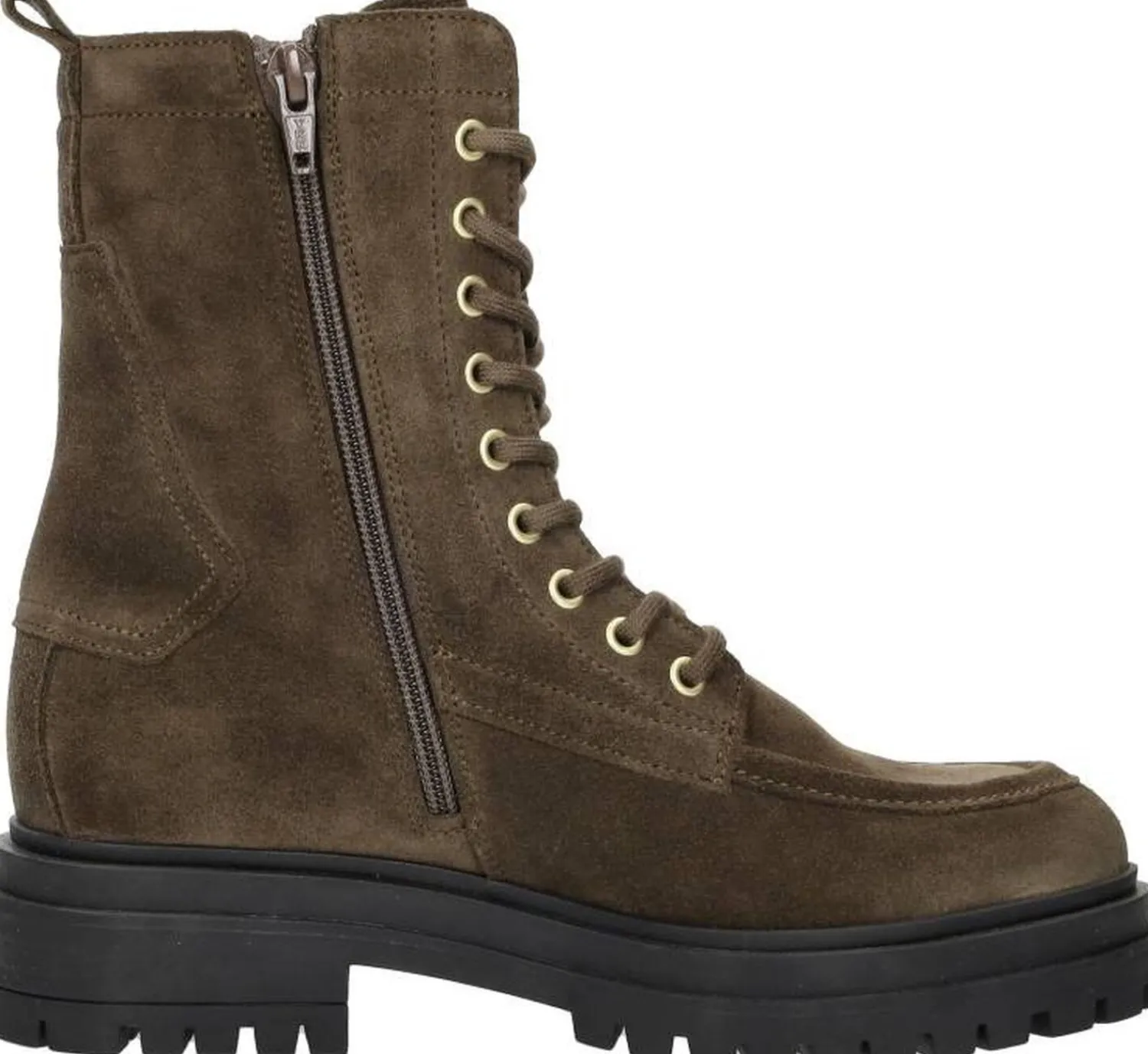 Red Rag Veterschoenen Hoog Donkerbruin New