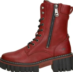 Mustang Veterschoenen Hoog Rood New