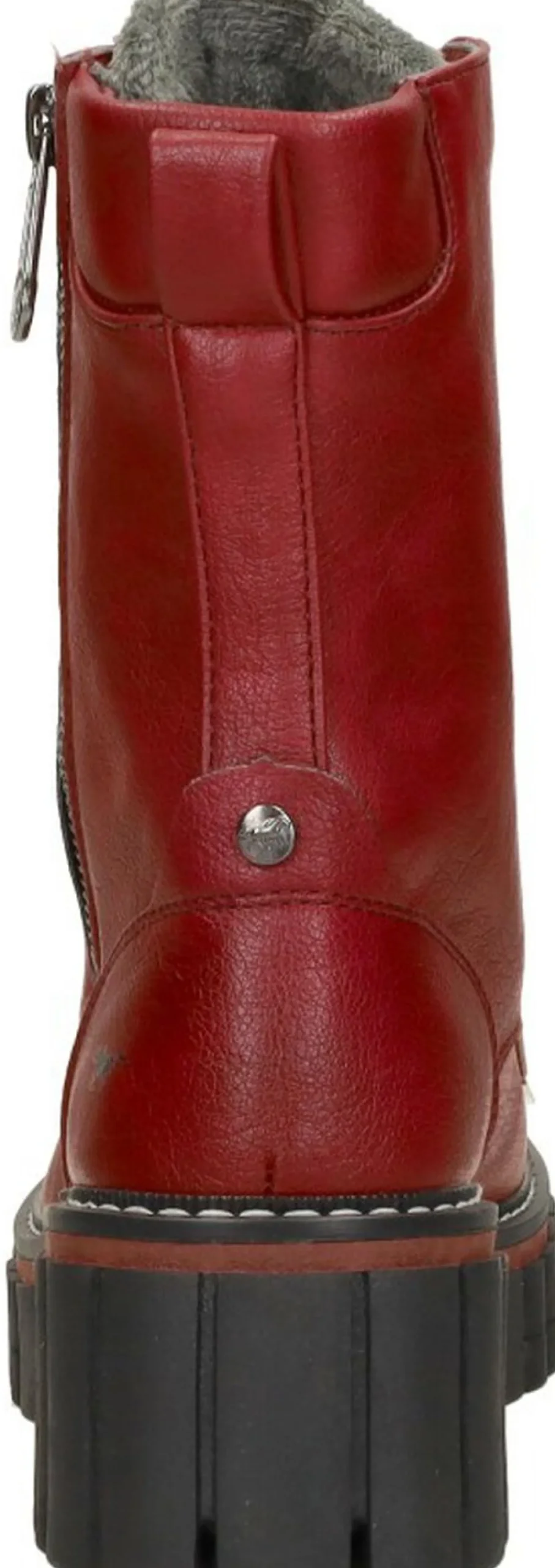Mustang Veterschoenen Hoog Rood New