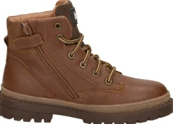 Keq Veterschoenen Hoog Cognac New
