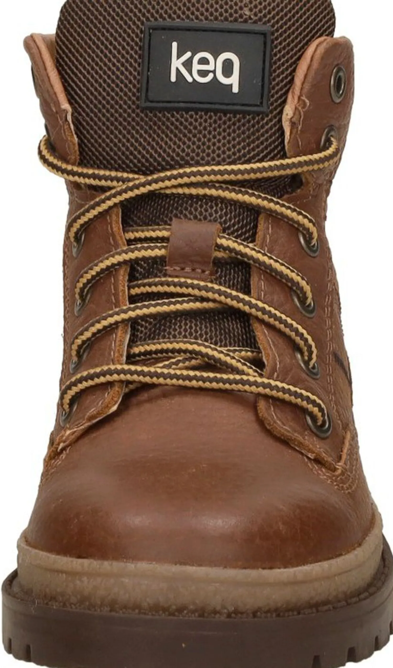 Keq Veterschoenen Hoog Cognac New