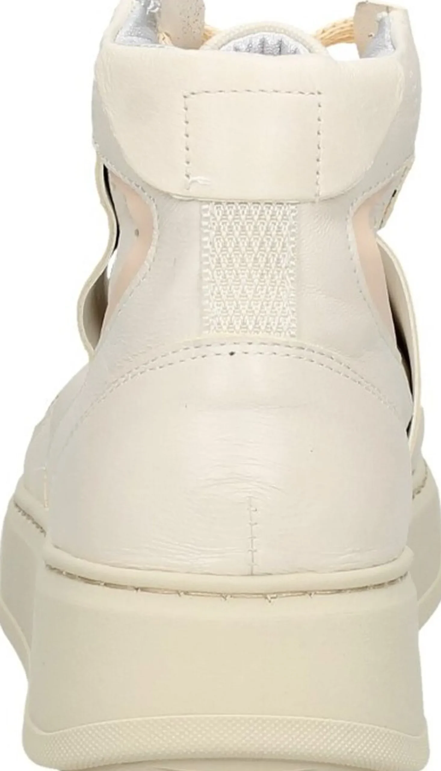 Mjus Veterschoenen Hoog Gebroken wit Online