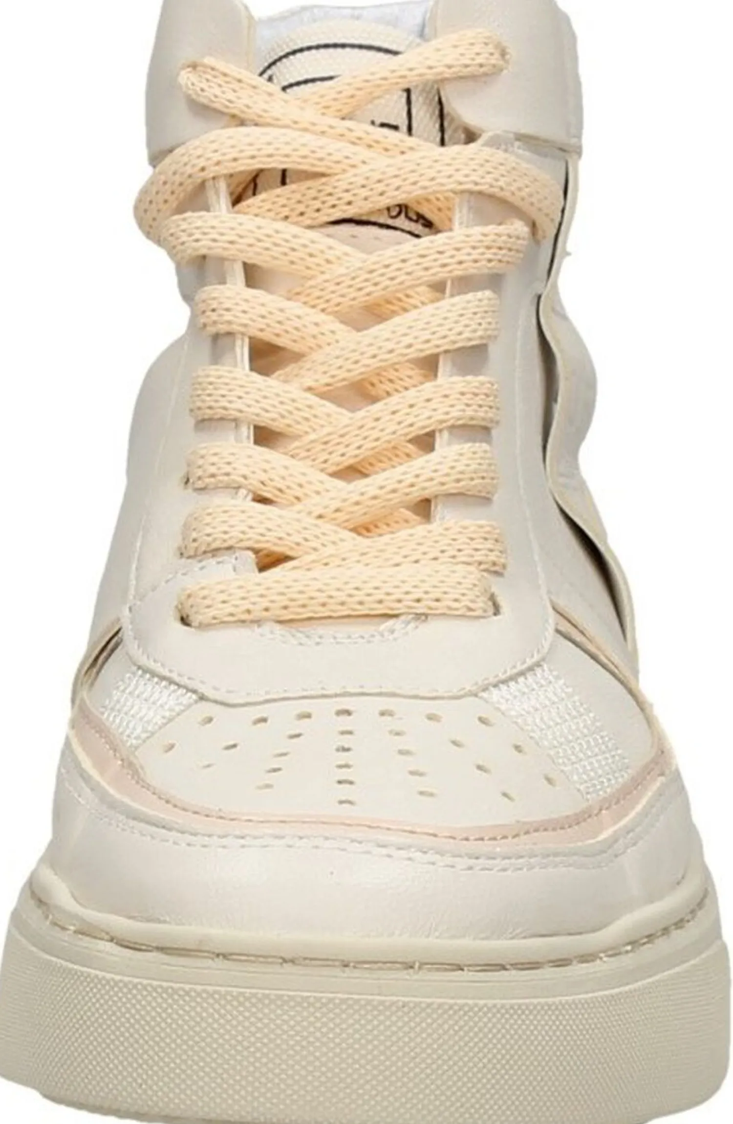 Mjus Veterschoenen Hoog Gebroken wit Online