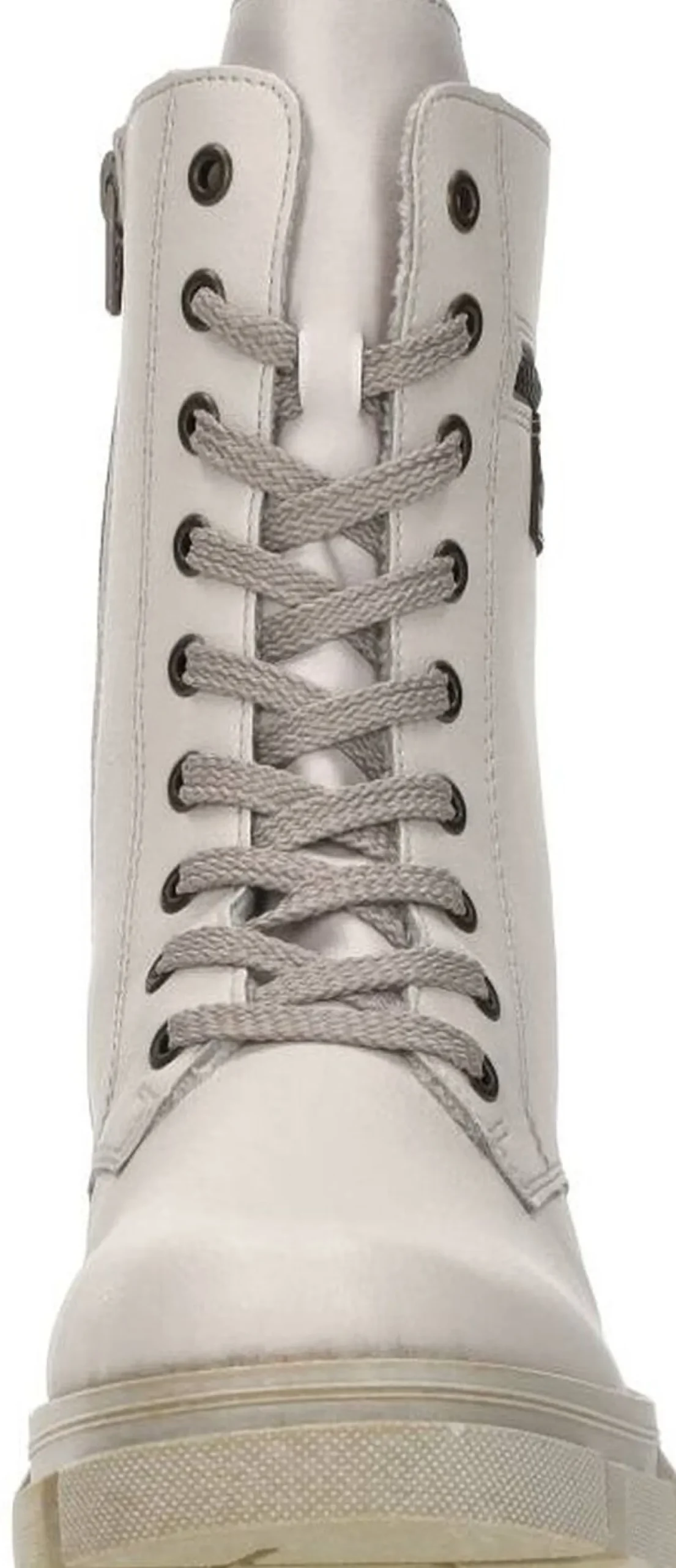 Rieker Veterschoenen Hoog Gebroken wit New