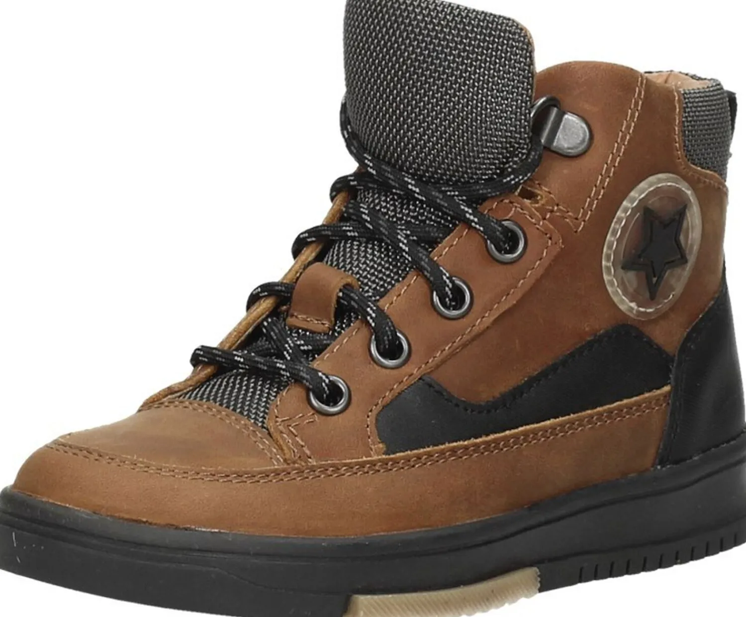 Keq Veterschoenen Hoog Cognac Discount