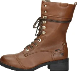 Mustang Veterschoenen Hoog Cognac Sale