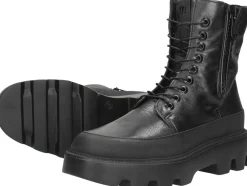 Mjus Veterschoenen Hoog Zwart Sale
