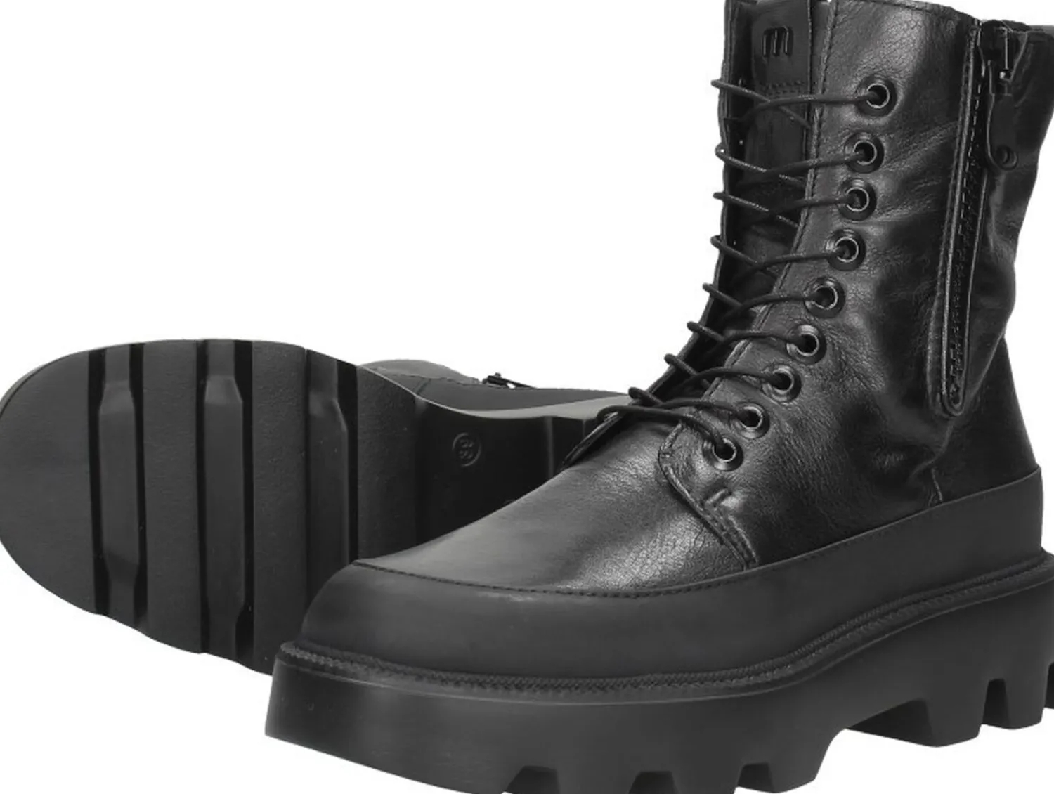 Mjus Veterschoenen Hoog Zwart Sale