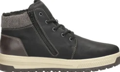 Rieker Veterschoenen Hoog Zwart Fashion