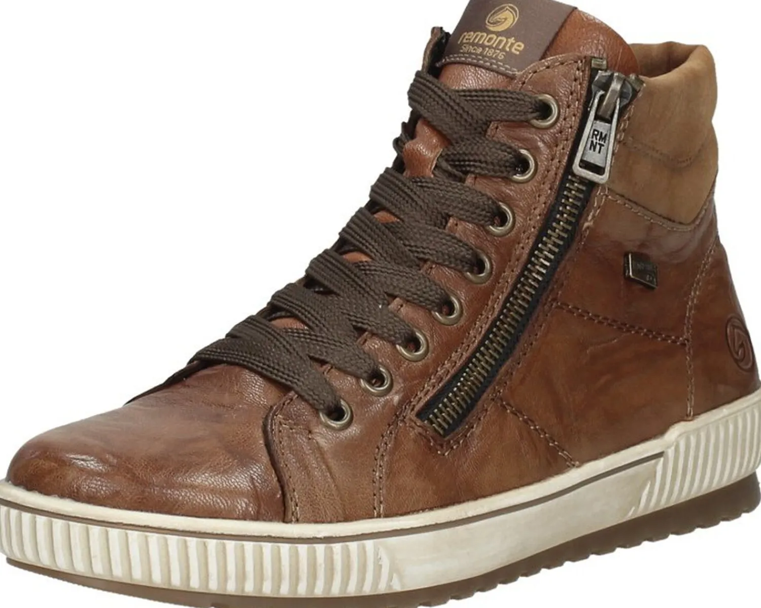 Remonte Veterschoenen Hoog Cognac Sale