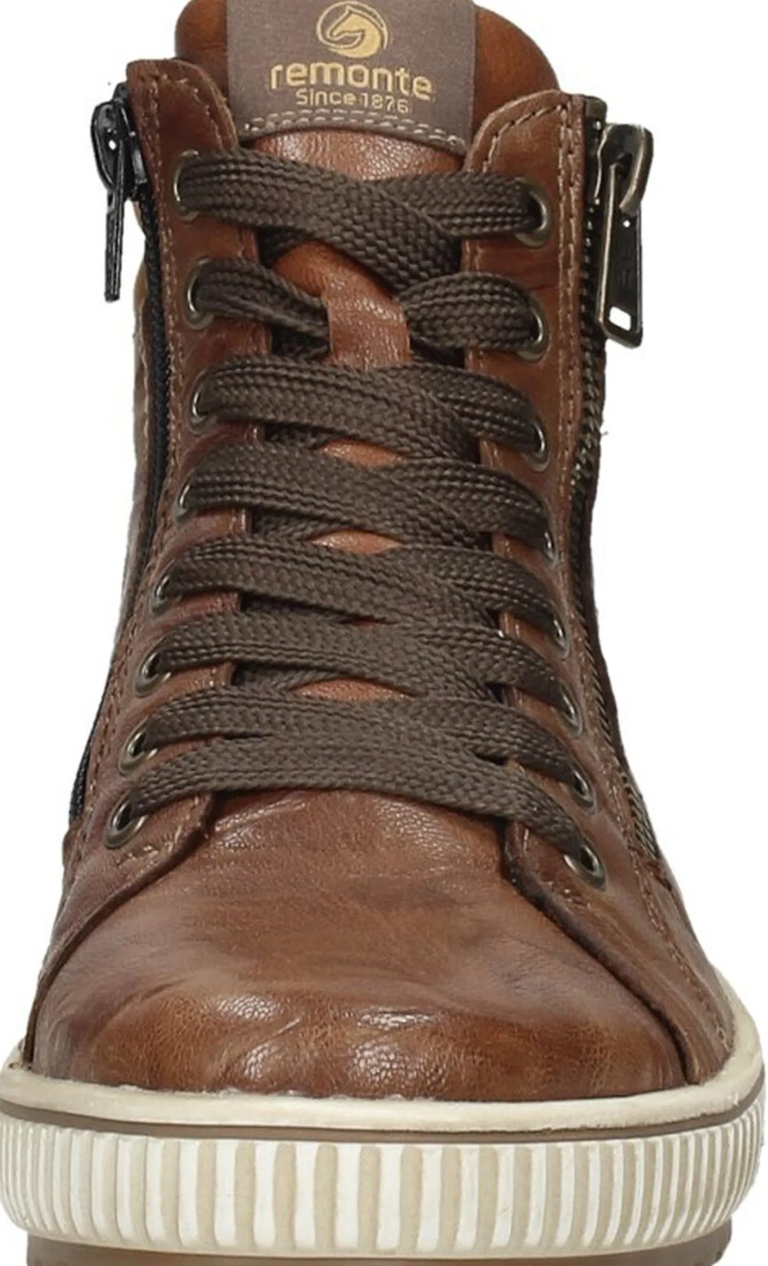 Remonte Veterschoenen Hoog Cognac Sale