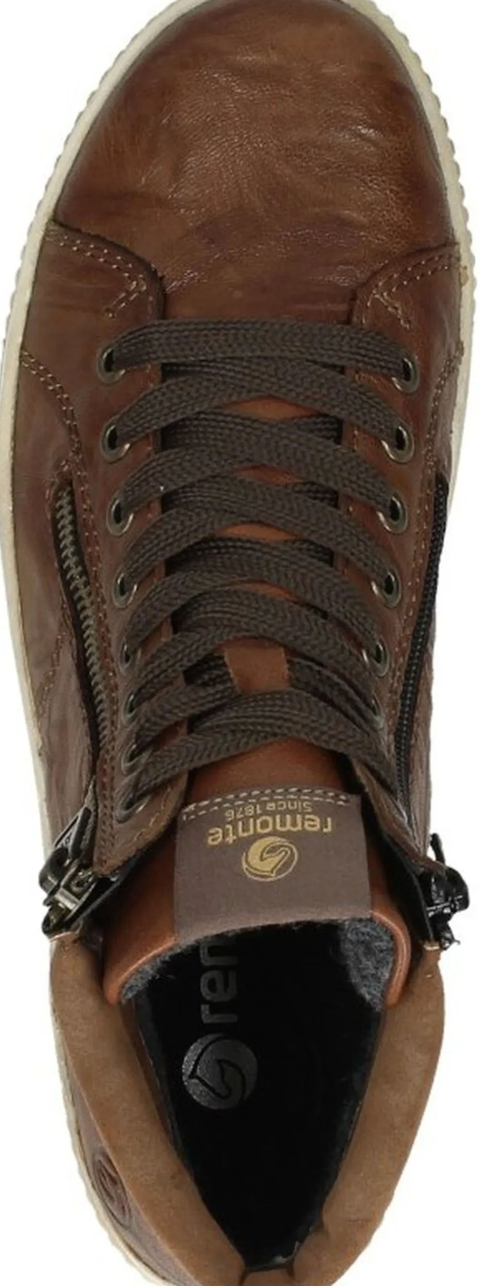 Remonte Veterschoenen Hoog Cognac Sale