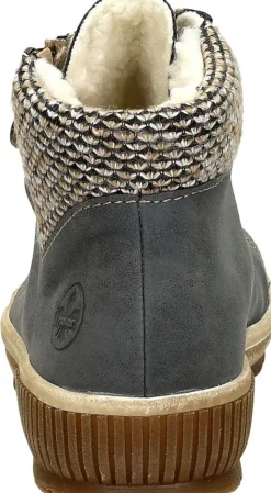Rieker Veterschoenen Hoog Licht blauw Clearance