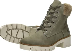 Rieker Veterschoenen Hoog Groen Fashion