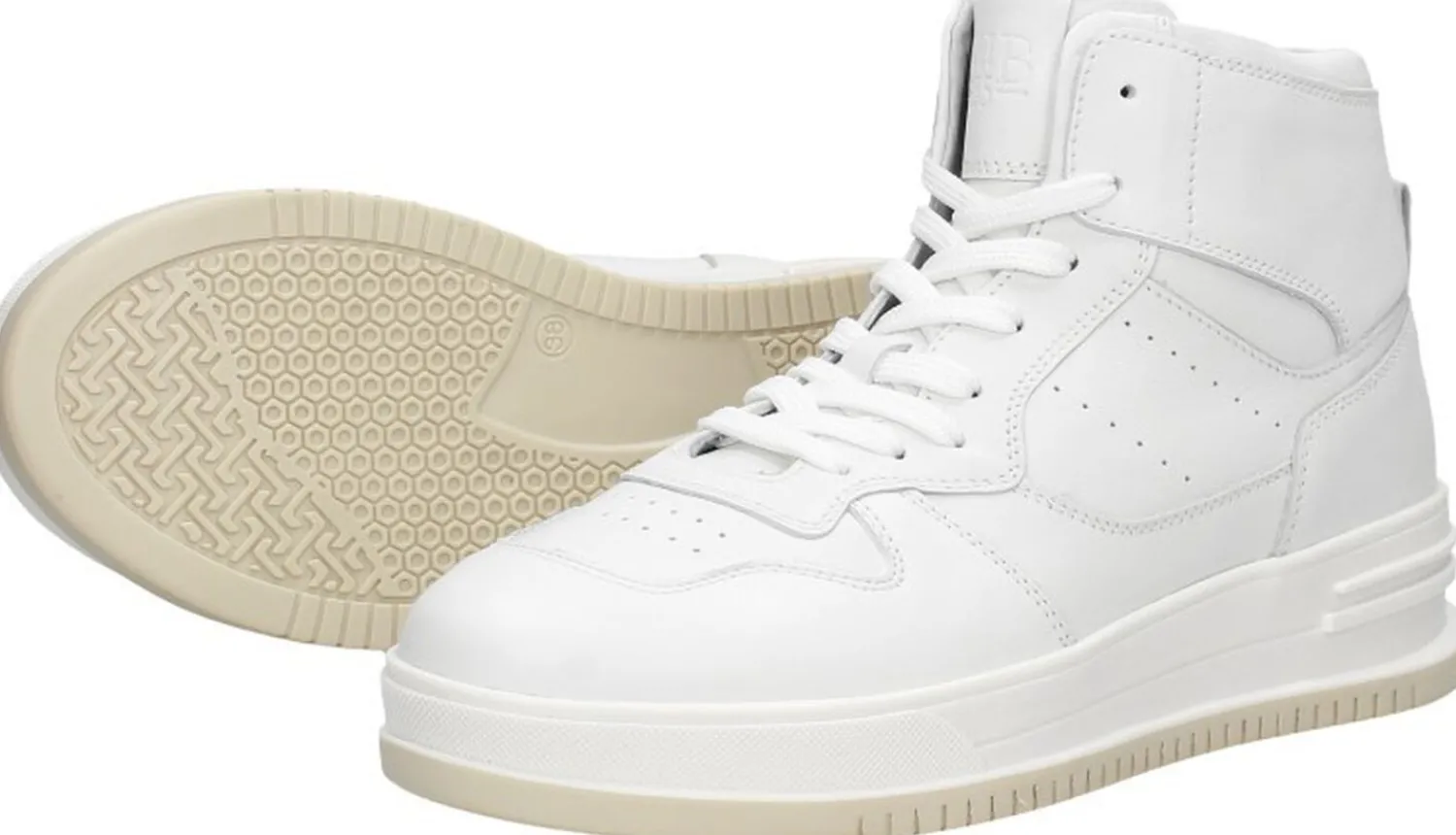 Sub55 Veterschoenen Hoog Wit Outlet