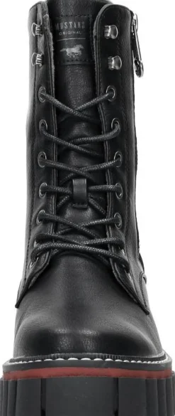 Mustang Veterschoenen Hoog Zwart Best