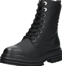 Sub55 Veterschoenen Hoog Zwart Discount