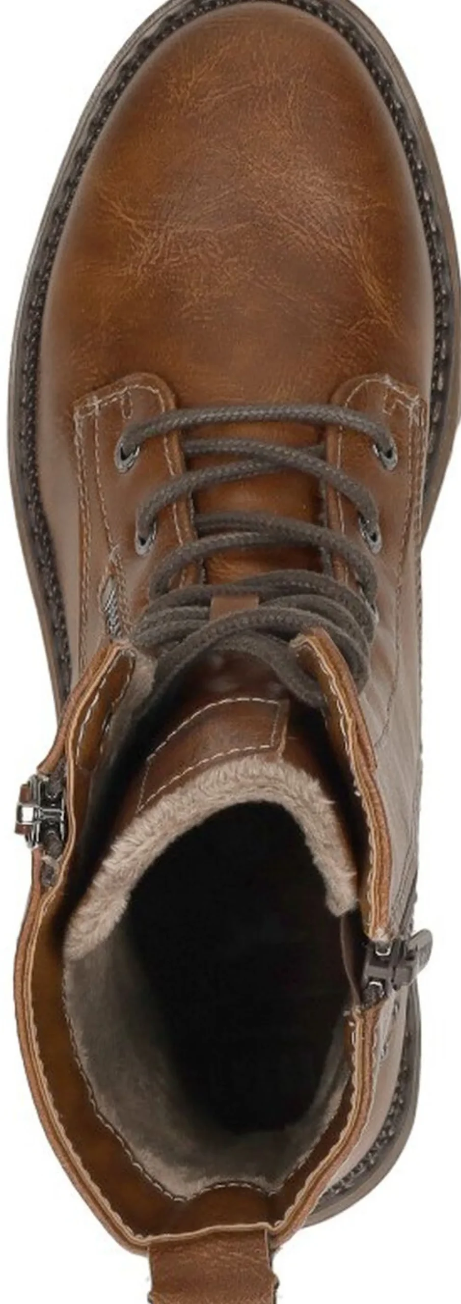 Mustang Veterschoenen Hoog Cognac New