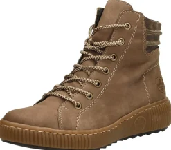 Rieker Veterschoenen Hoog Taupe Online