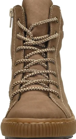Rieker Veterschoenen Hoog Taupe Online