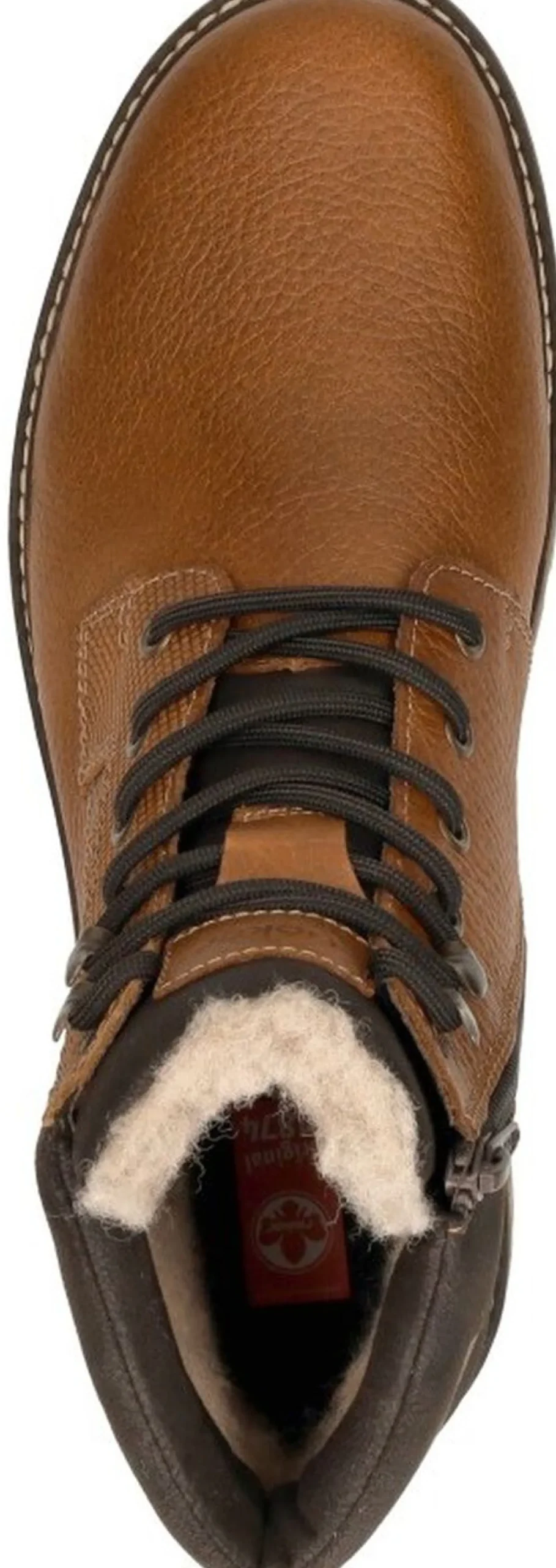 Rieker Veterschoenen Hoog Cognac Sale