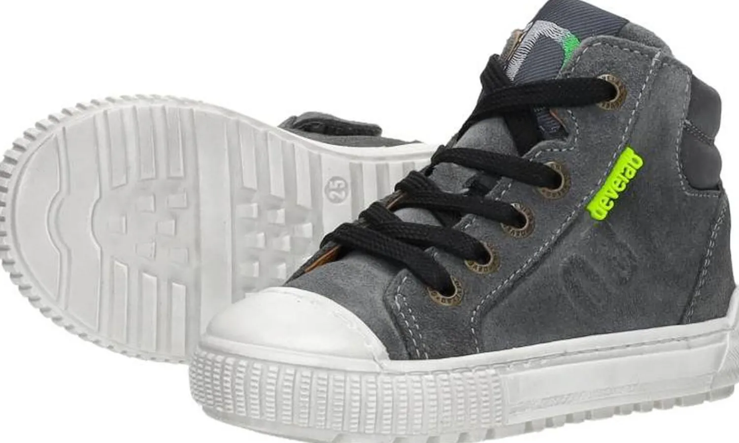 Develab Veterschoenen Hoog Donkergrijs Discount
