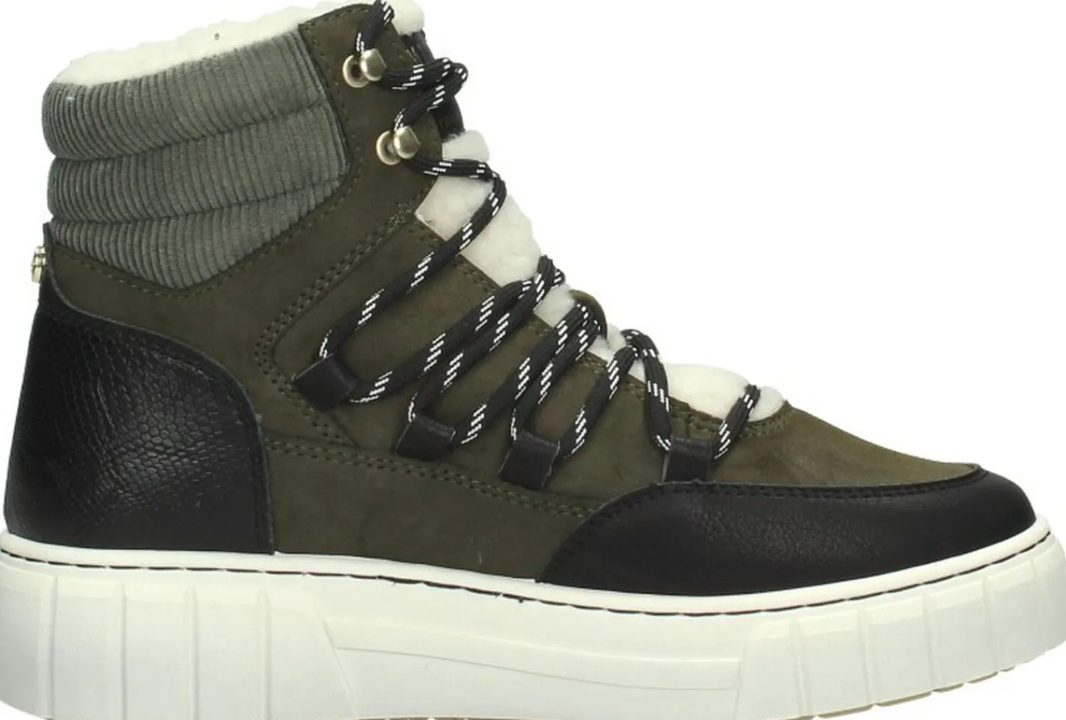 Mustang Veterschoenen Hoog Groen Clearance
