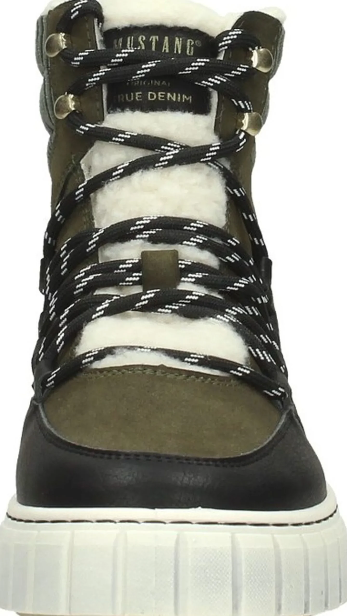 Mustang Veterschoenen Hoog Groen Clearance