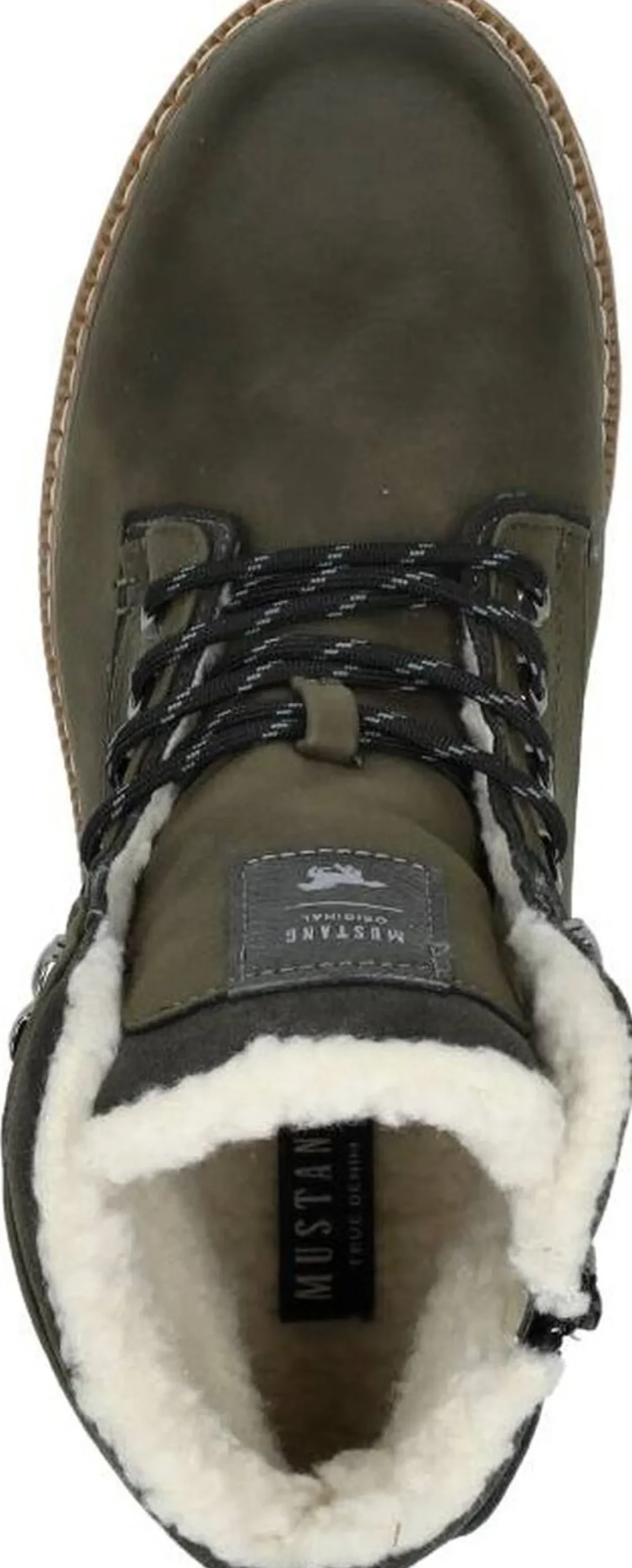 Mustang Veterschoenen Hoog Groen New