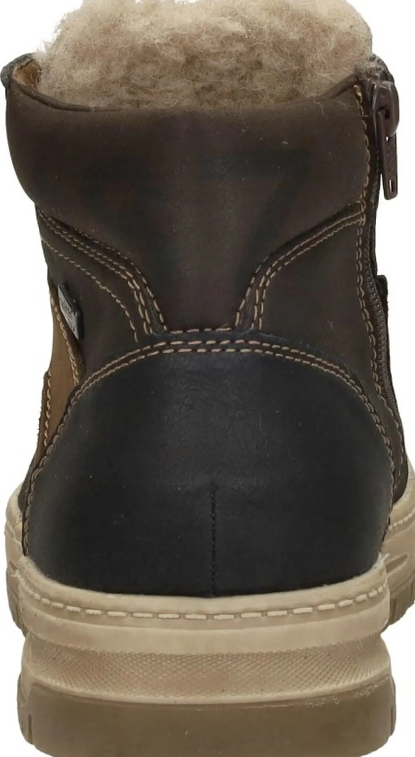 Rieker Veterschoenen Hoog Donkerbruin Clearance