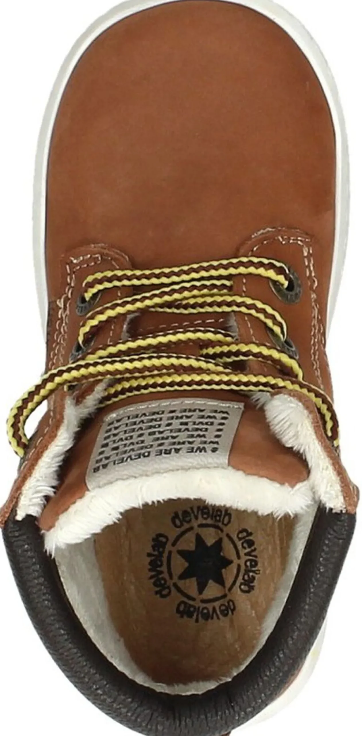 Develab Veterschoenen Hoog Cognac New