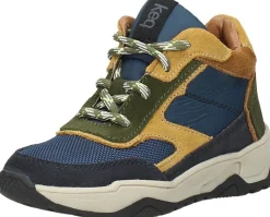 Keq Veterschoenen Hoog Blauw New
