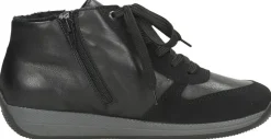 Rieker Veterschoenen Hoog Zwart Fashion