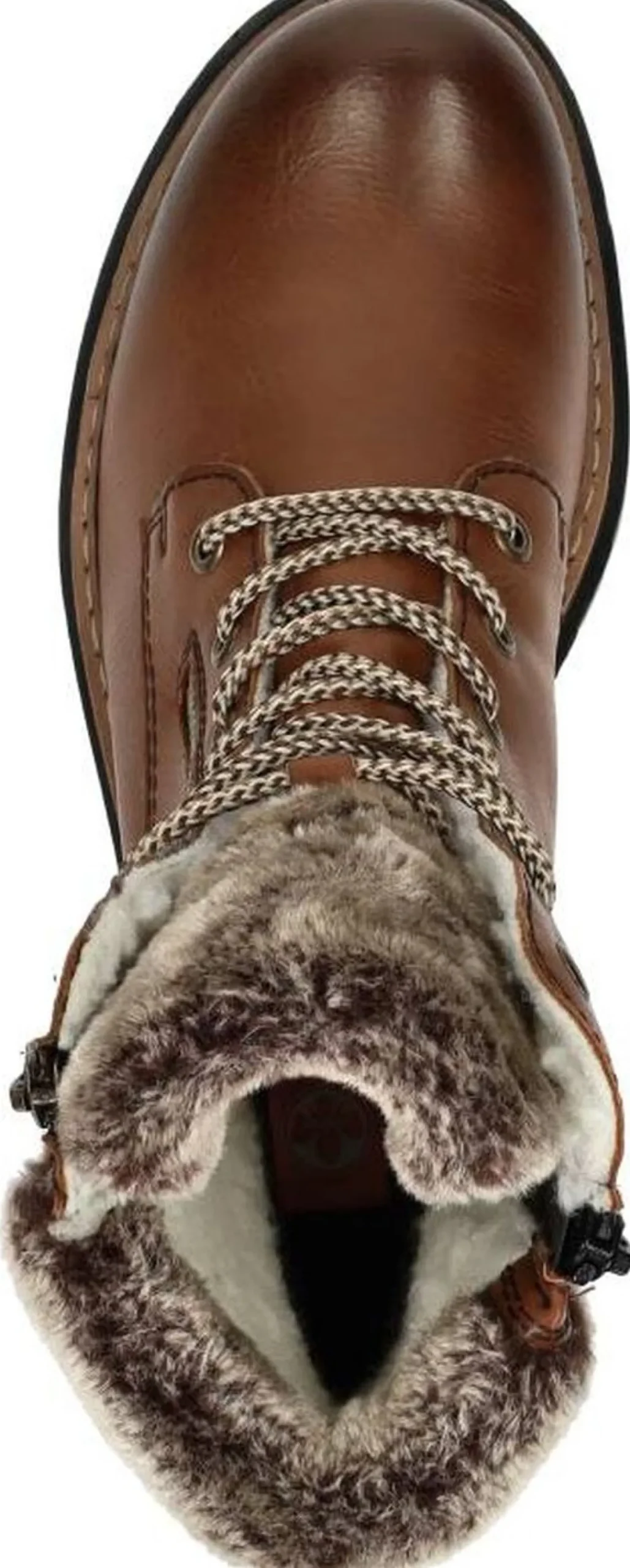 Rieker Veterschoenen Hoog Cognac Outlet