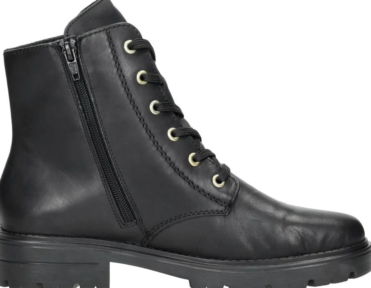 Rieker Veterschoenen Hoog Zwart Fashion