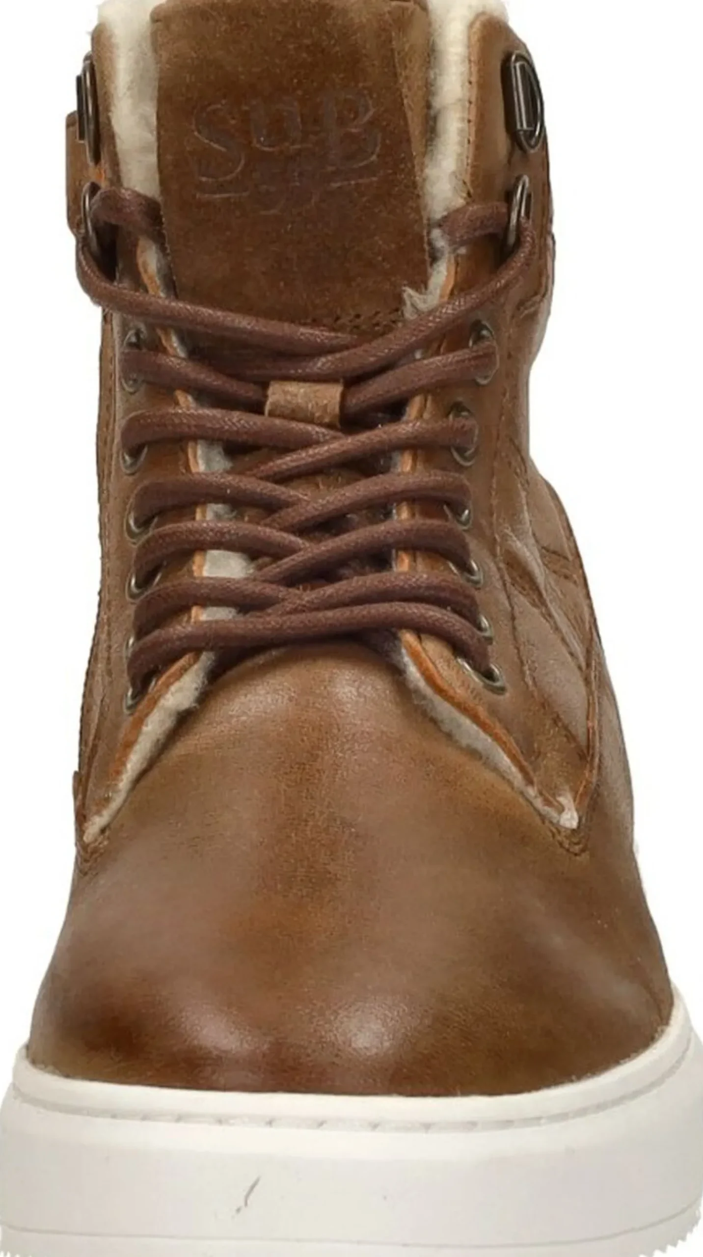 Sub55 Veterschoenen Hoog Cognac Clearance