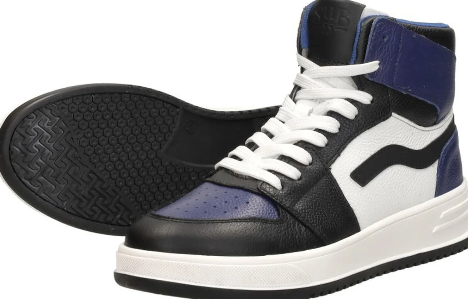 Sub55 Veterschoenen Hoog Blauw Outlet