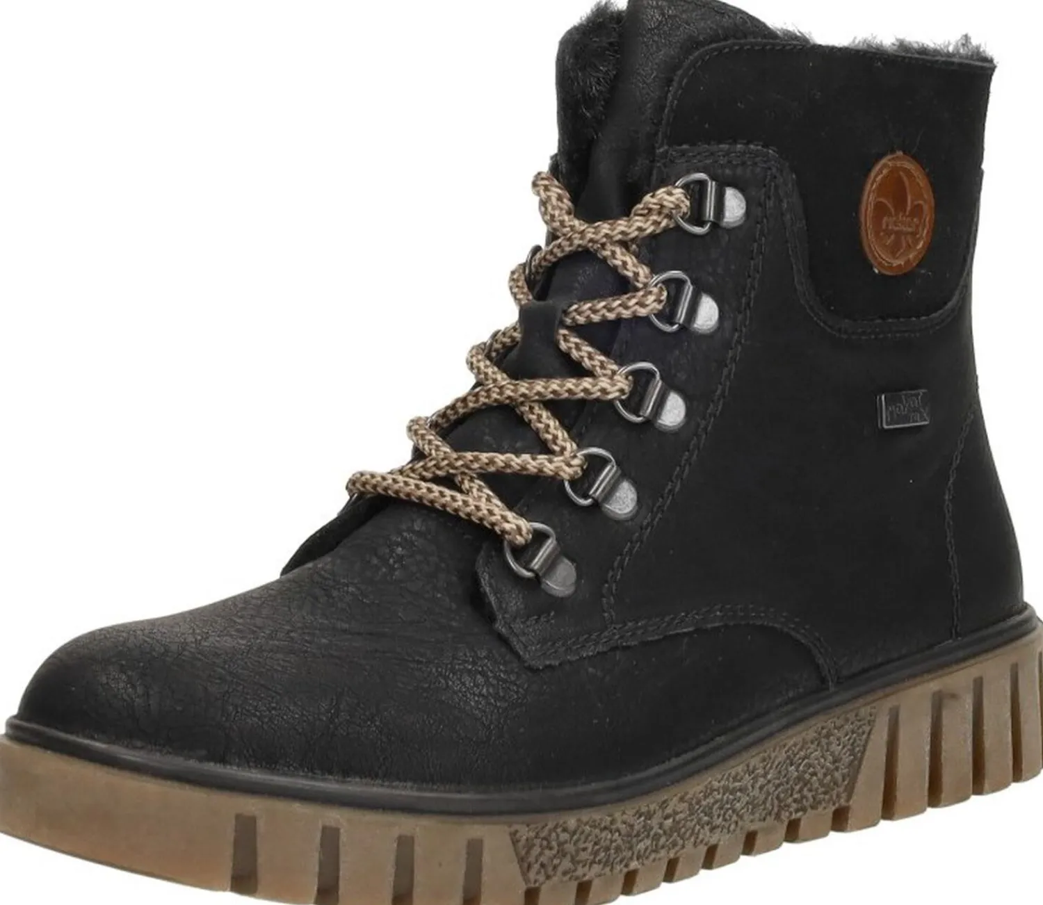 Rieker Veterschoenen Hoog Zwart Online