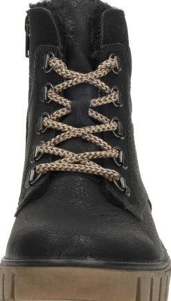 Rieker Veterschoenen Hoog Zwart Online