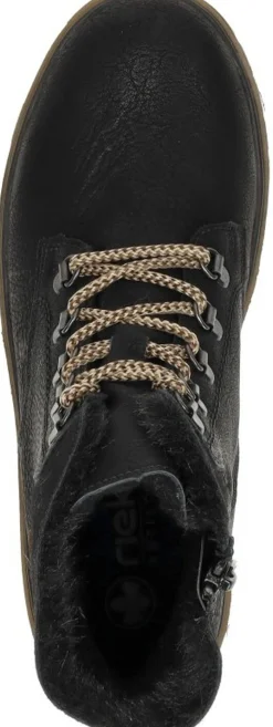 Rieker Veterschoenen Hoog Zwart Online