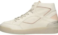 Mjus Veterschoenen Hoog Gebroken wit Best