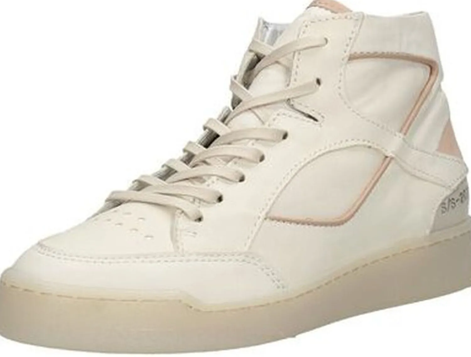 Mjus Veterschoenen Hoog Gebroken wit Best