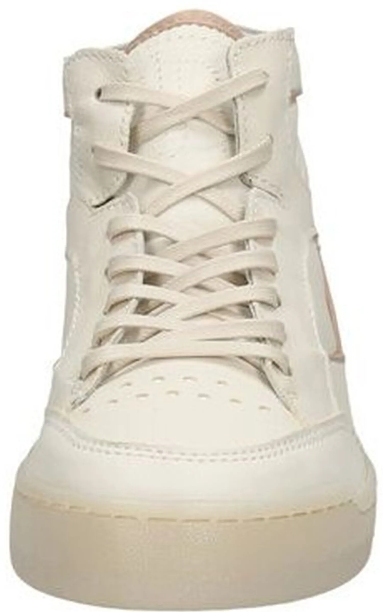 Mjus Veterschoenen Hoog Gebroken wit Best