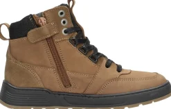 Sub55 Veterschoenen Hoog Cognac Hot