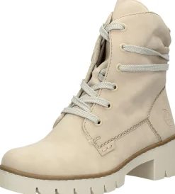 Rieker Veterschoenen Hoog Beige Outlet