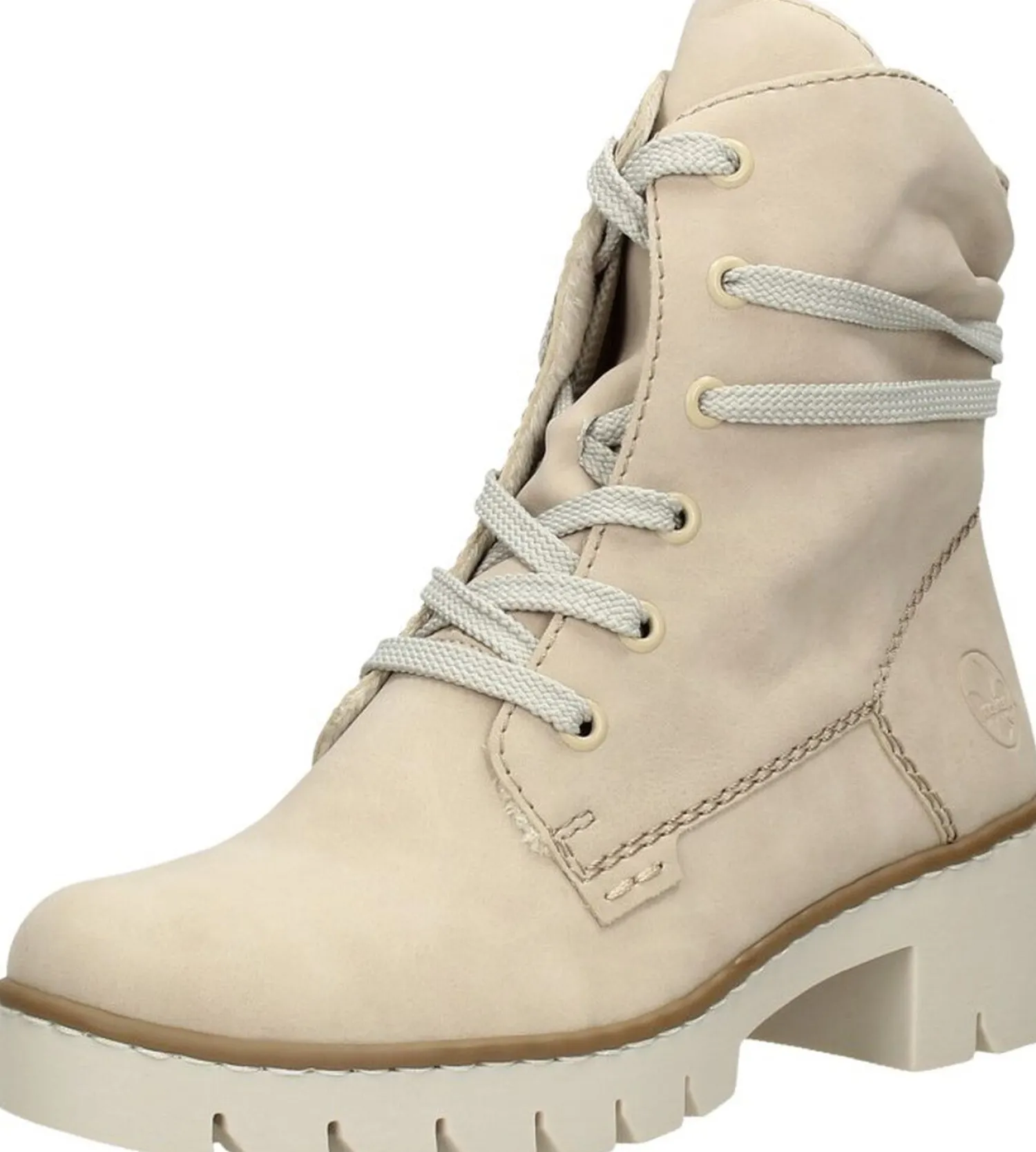 Rieker Veterschoenen Hoog Beige Outlet