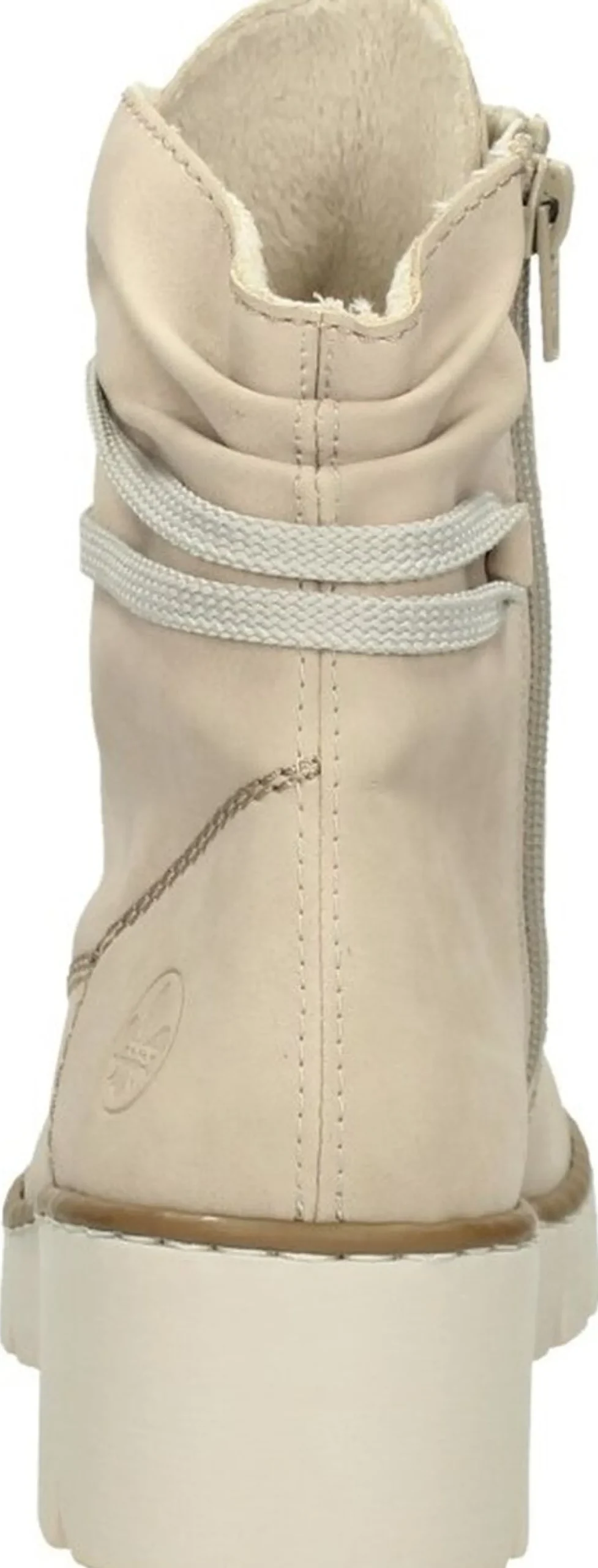 Rieker Veterschoenen Hoog Beige Outlet